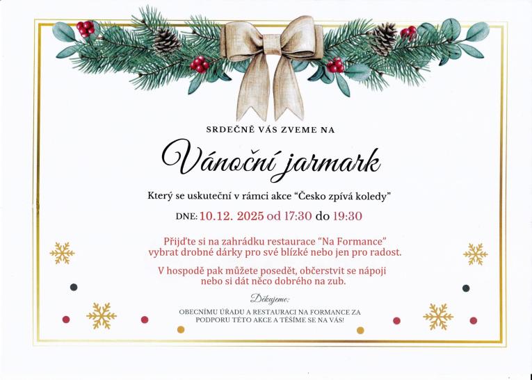 pozvánka jarmark